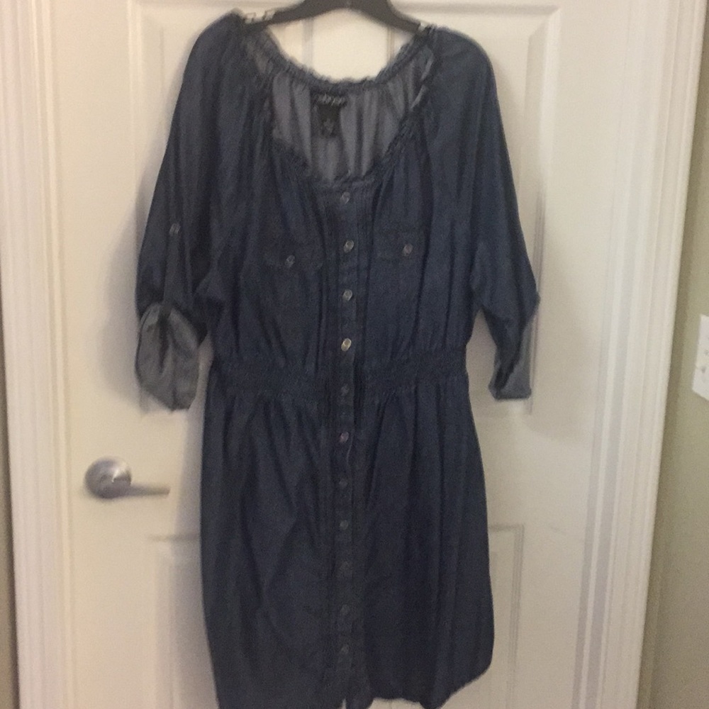 Size 20 Denim Dress by Lane Bryant